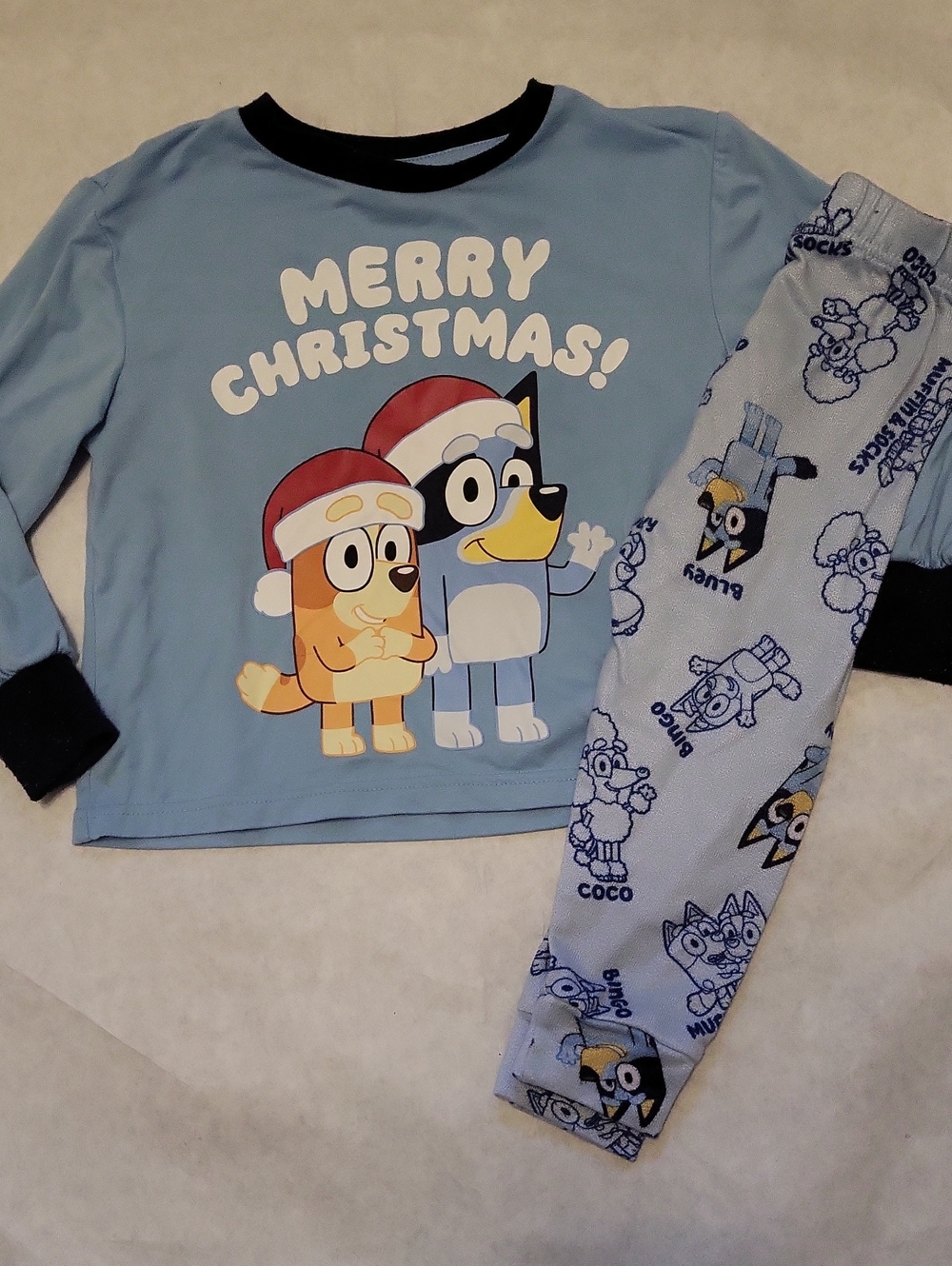 Bluey 'Merry Christmas' Pajama Set
